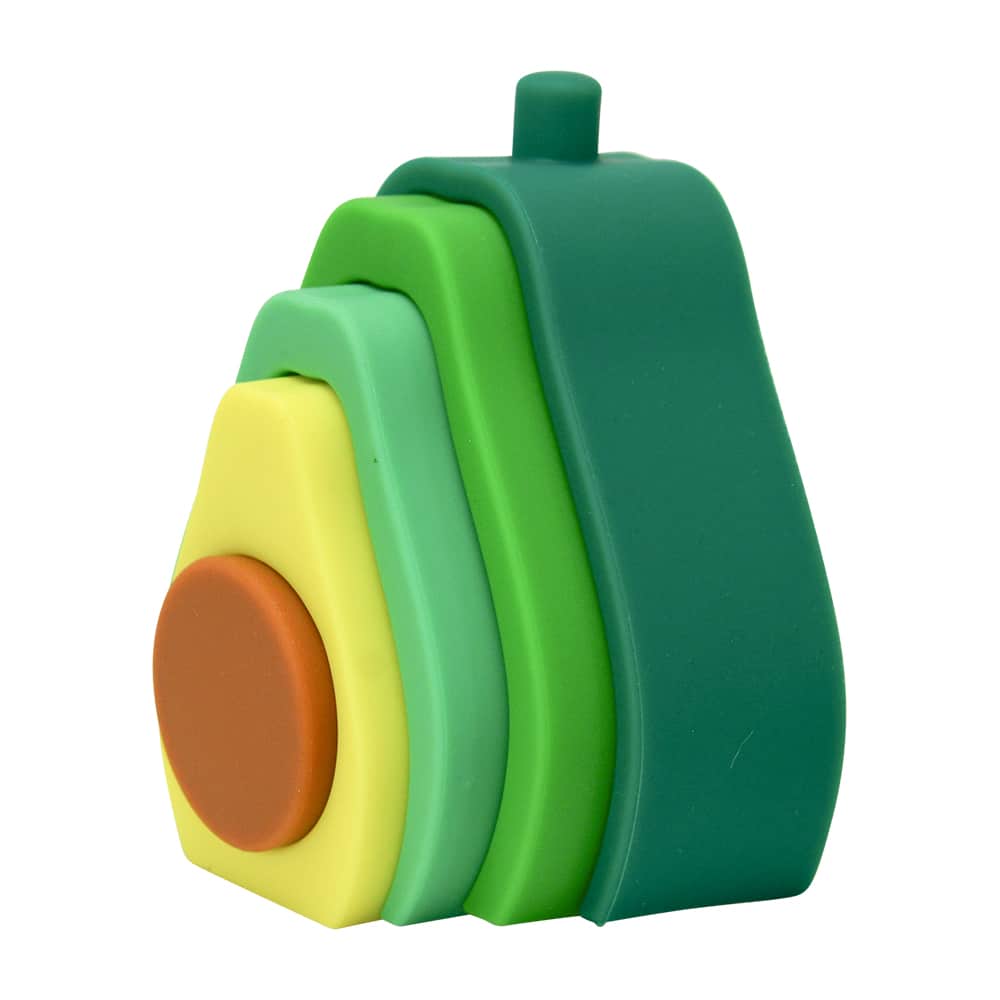 Silicone stackable Avocado