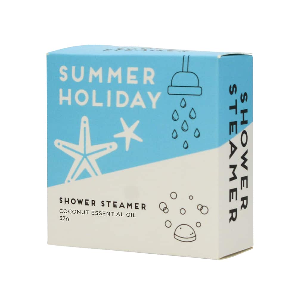 Summer holiday shower steamer