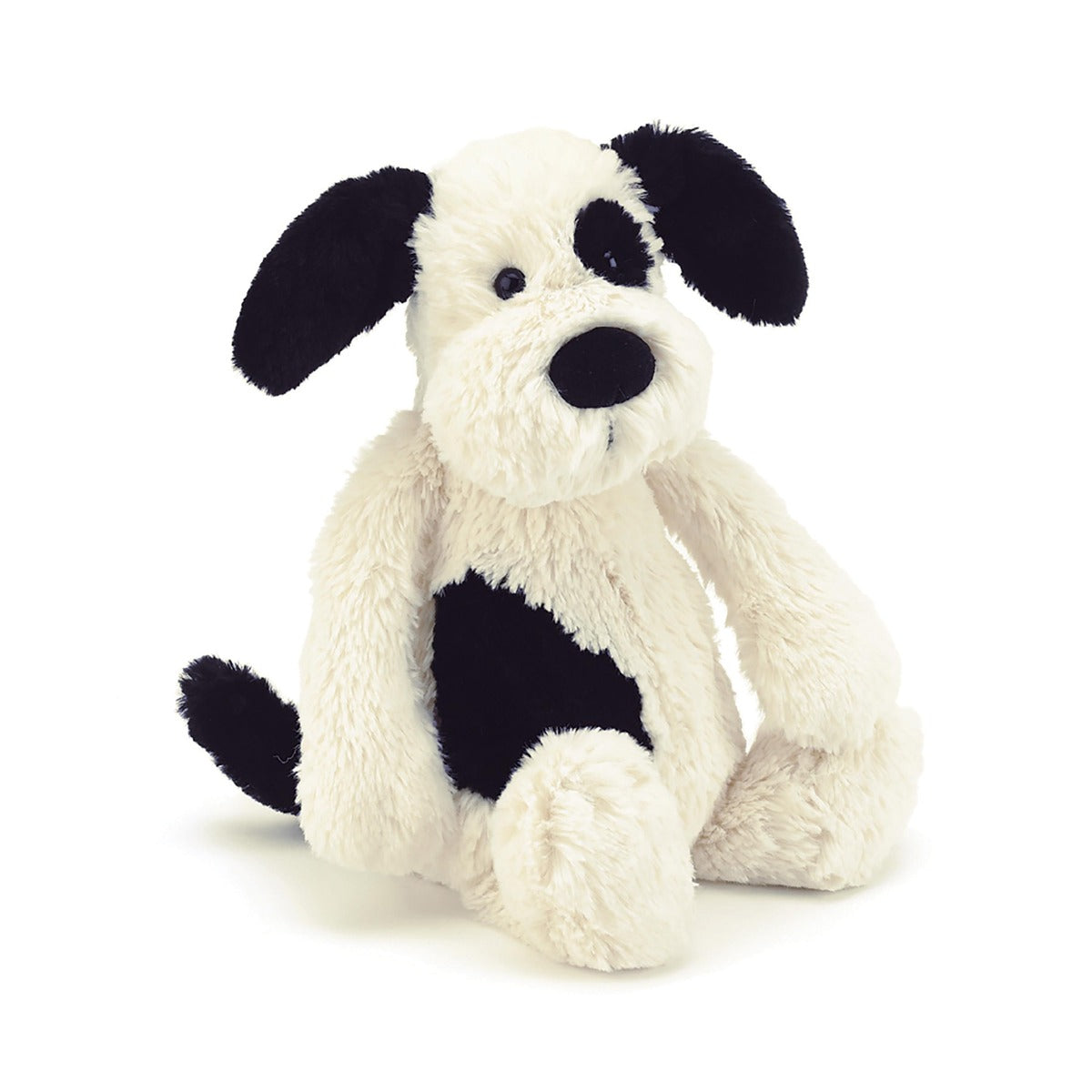 Jellycat Bashful black & cream puppy - small size