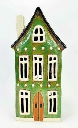 Green Double Door  tealight house