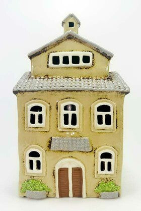 Cream garden tealight house