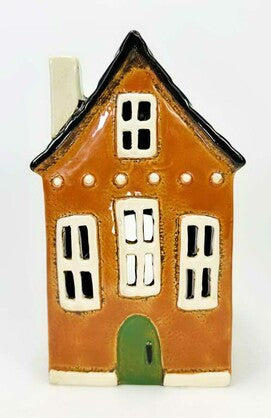 Orange tealight house