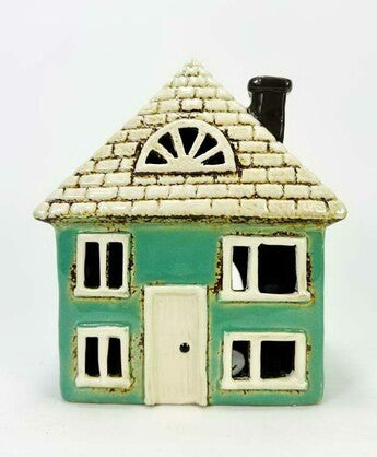 Green cottage tealight