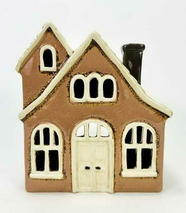 Arched window tealight house