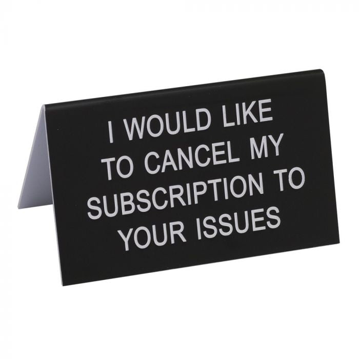 Novelty Desk Signs - Variety of designs available